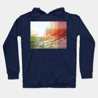 Pixel view over the valley Hoodie